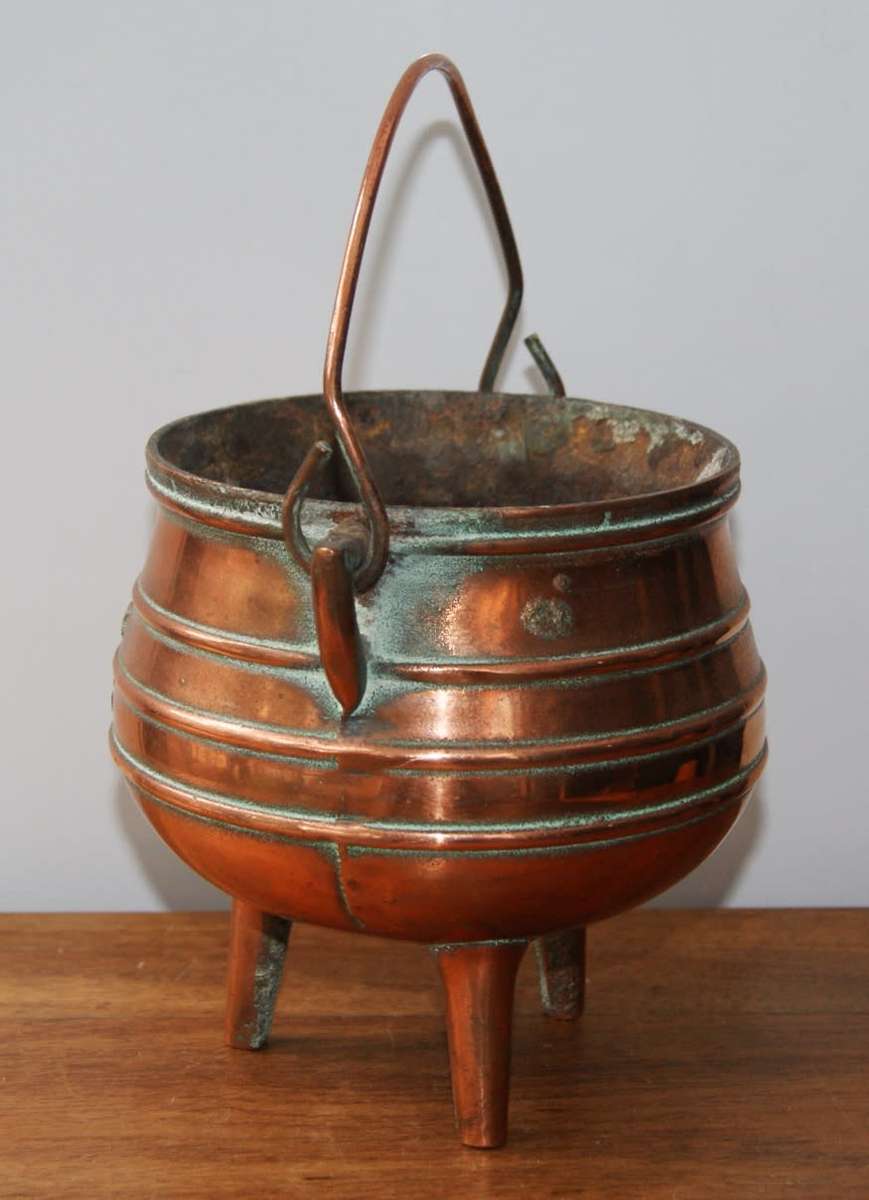 Copper Plated Size 1/4 Falkirk Potjie Pot (No Lid)