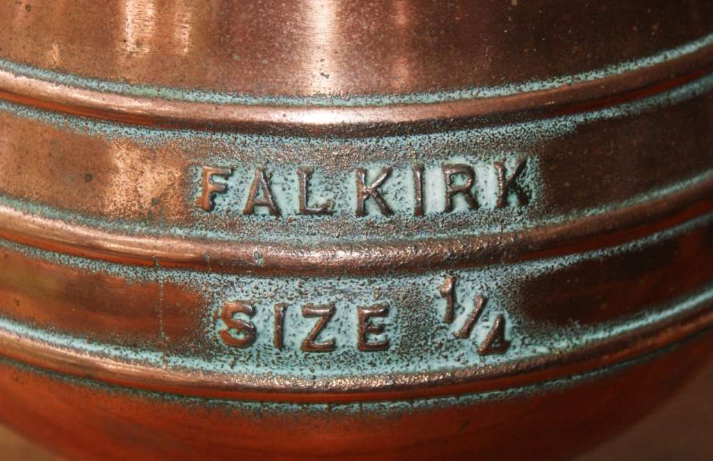 Copper Plated Size 1/4 Falkirk Potjie Pot (No Lid)