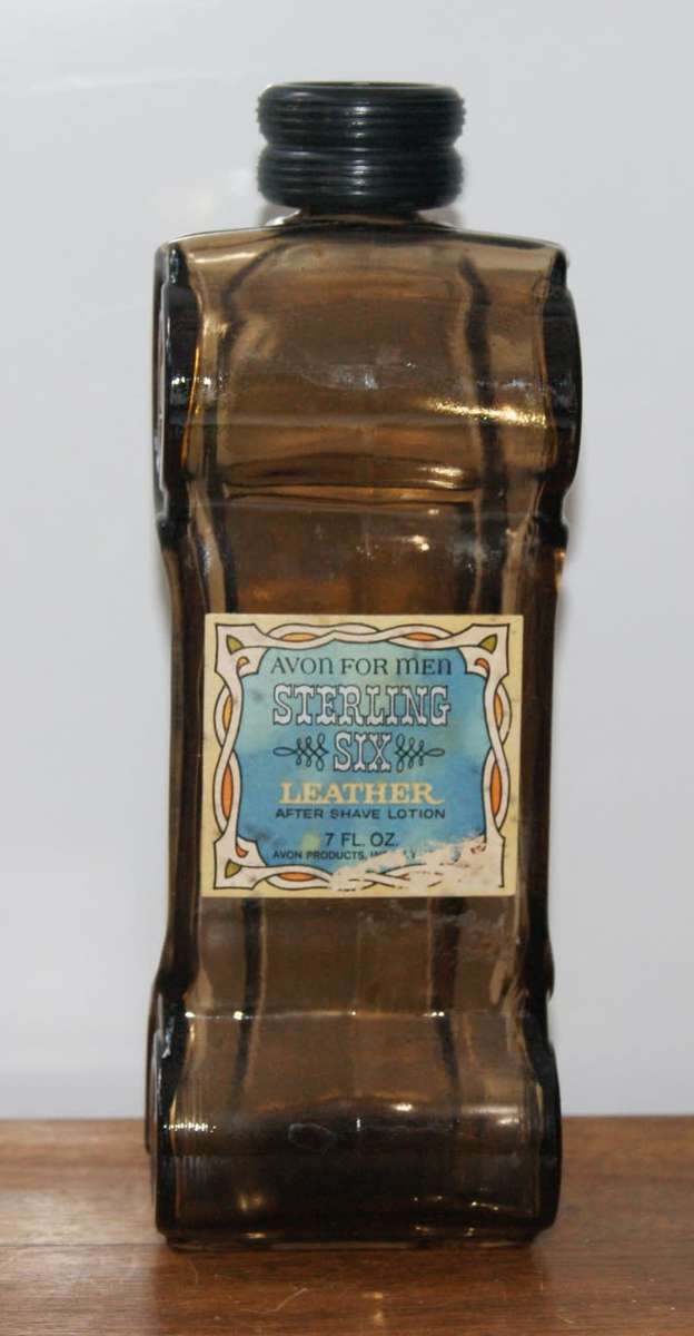 Avon for Men `Sterling Six` Aftershave Bottle