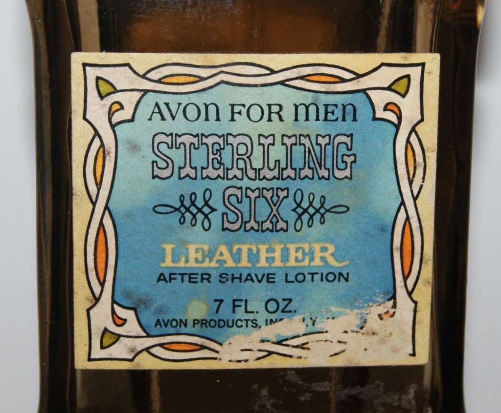 Avon for Men `Sterling Six` Aftershave Bottle