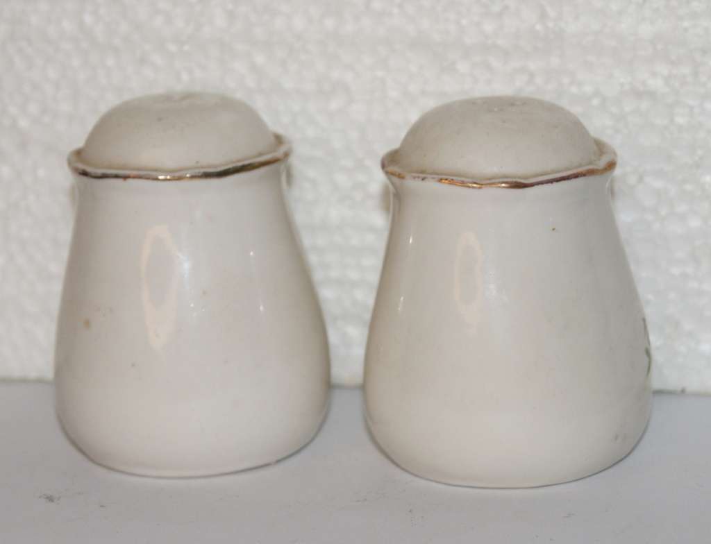 Porcelain Salt and Pepper Shaker Set @@@ CCCRRRAAAZZZYYY R1 START