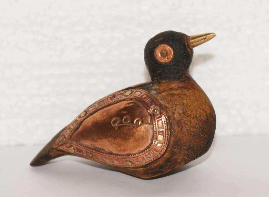 Antique Wood and Mixed Metal Dove @@@ CCCRRRAAAZZZYYY R1 START