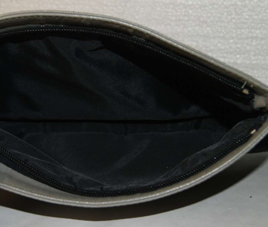Vintage Grey Suede and Leather Clutch Bag @@@ CCCRRRAAAZZZYYY R1 START