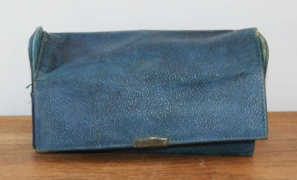 Traveling Vanity Kit in Leather Case