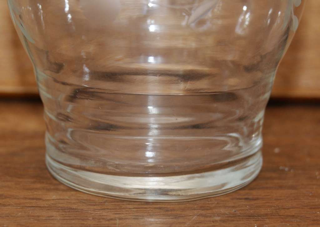 Fancy Grape Pattern Low Ball Glasses (4 available, price per glass)