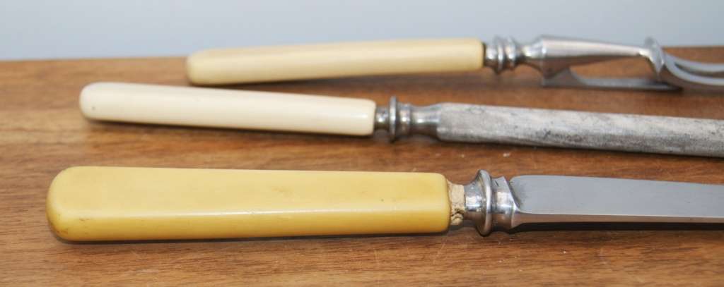 Bone Handled Carving Set