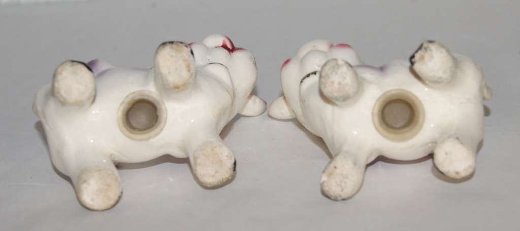Vintage Ceramic Cow Salt and Pepper Set @@@ CCCRRRAAAZZZYYY R1 START!!!
