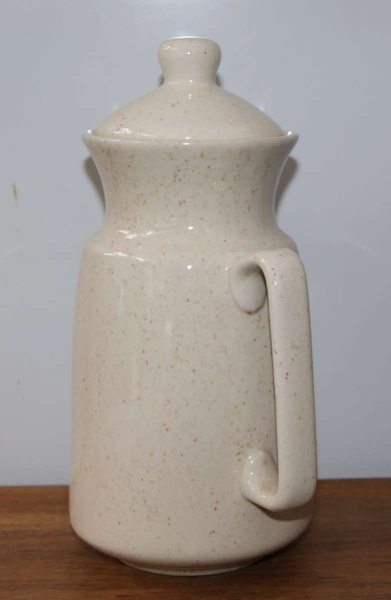 Glazed Stoneware Jug/ Coffee Pot