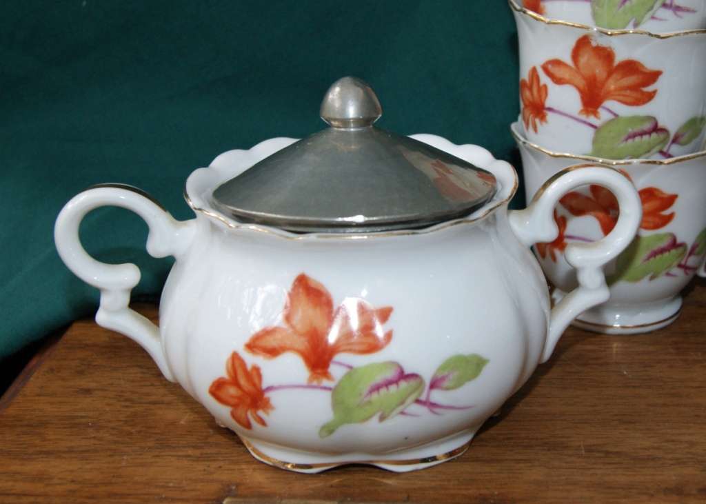 Cherry China 14pc Coffee Set