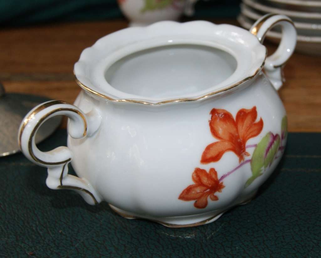 Cherry China 14pc Coffee Set