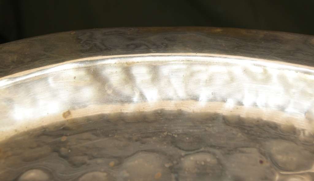 Hand Beaten Brass Tray