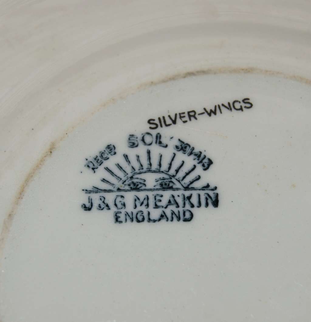 J&G Meakin `Silver Wings` Side Plate