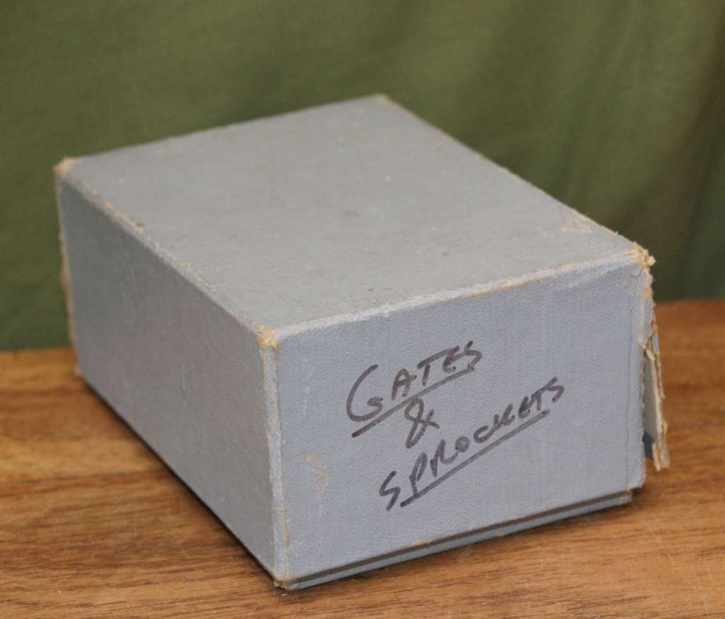 Box of Gates and Sprockets Camera Spares