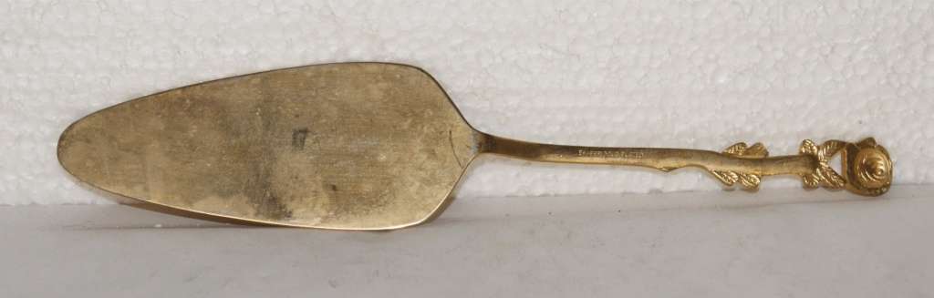 Braber Rose Pattern Gold Plated Cake Lifter @@@ CCCRRRAAAZZZYYY R1 START