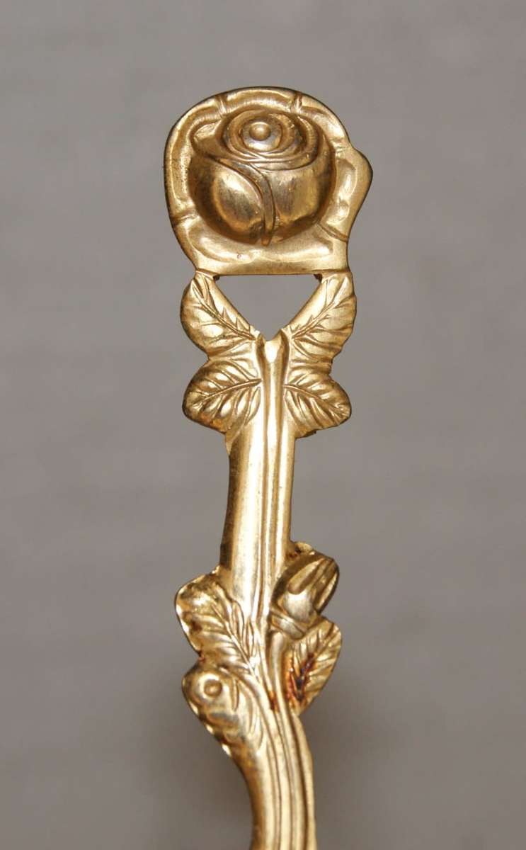 Braber Rose Pattern Gold Plated Cake Lifter @@@ CCCRRRAAAZZZYYY R1 START