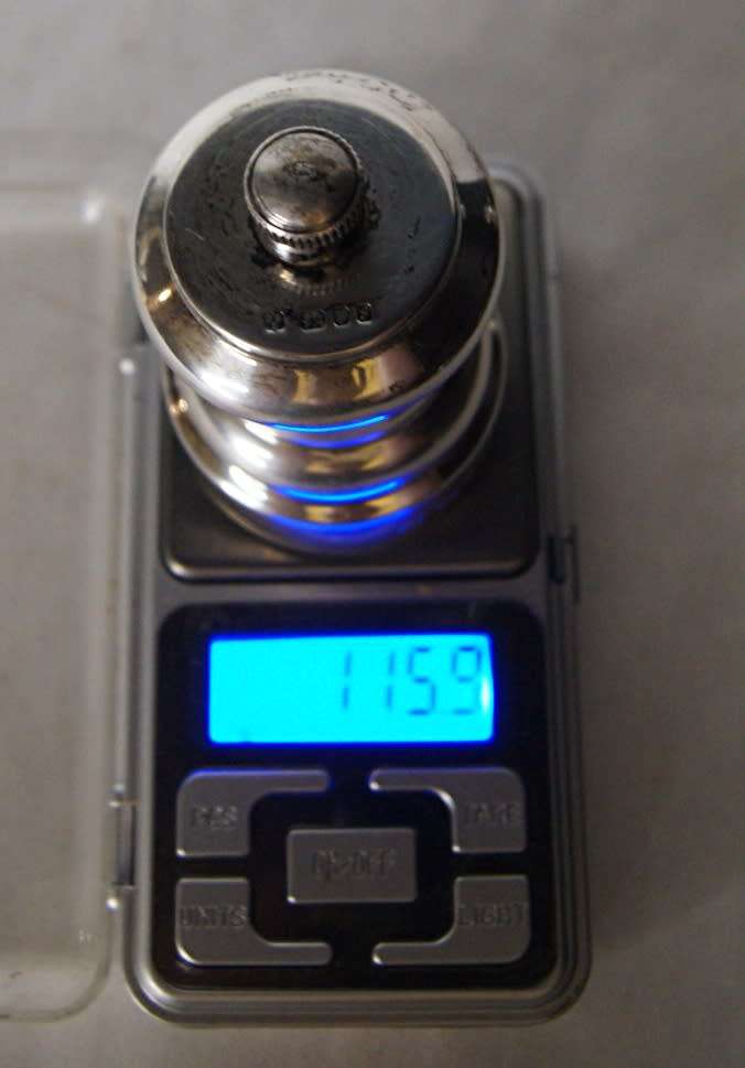 Hallmarked Silver London 1981 Pepper Grinder @@ CCRRAAZZYY R1 START