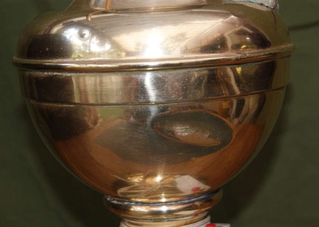 Vintage Brass `The Juno Lamp` Made in USA (converted to electric)