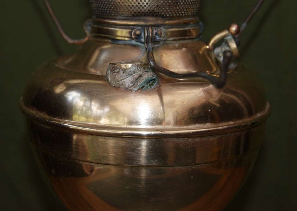 Vintage Brass `The Juno Lamp` Made in USA (converted to electric)