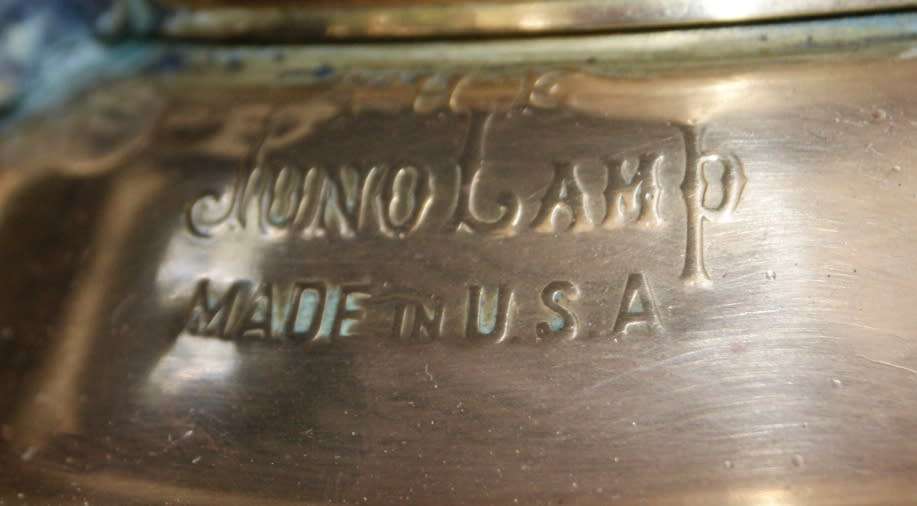 Vintage Brass `The Juno Lamp` Made in USA (converted to electric)