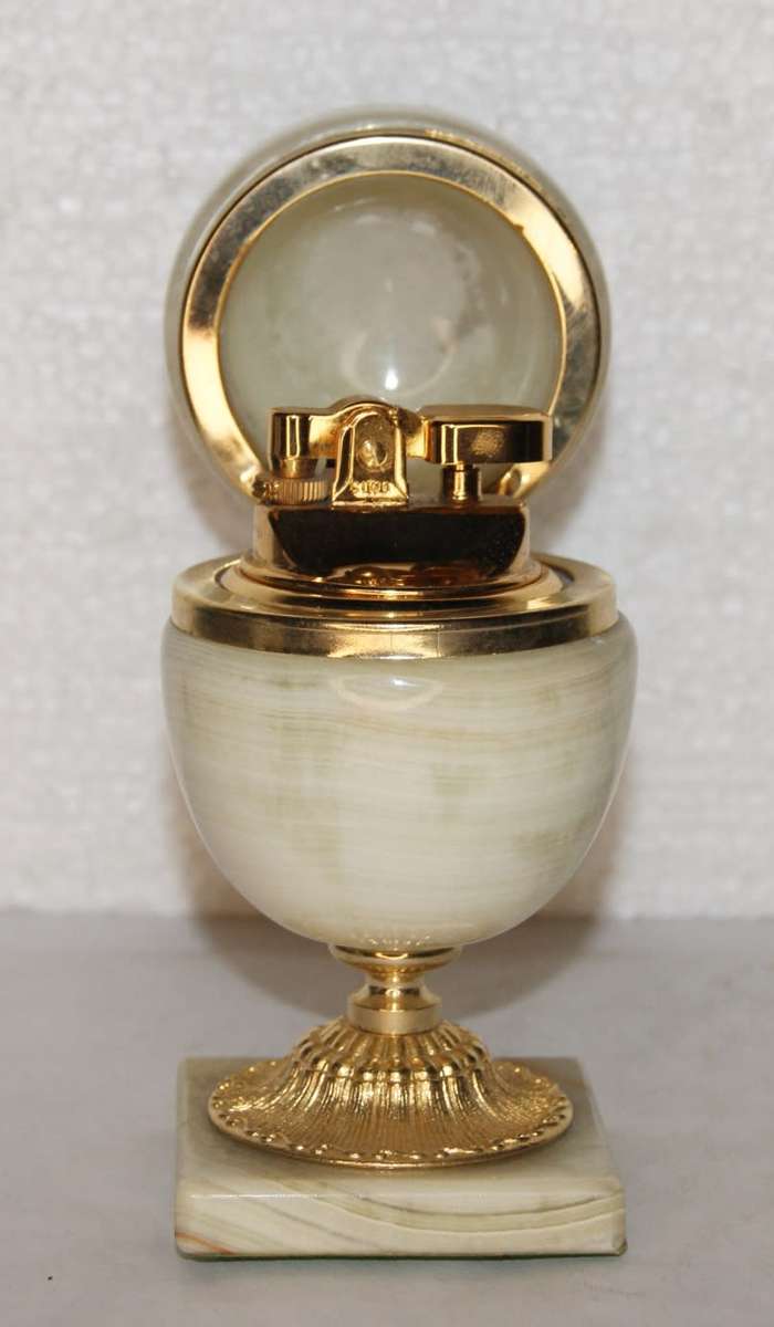 Vintage Alabaster Table Lighter @@@ CCCRRRAAAZZZYYY R1 START