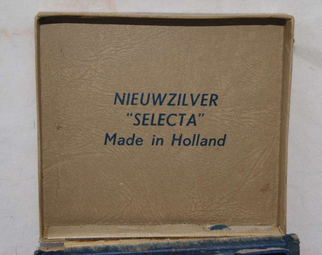 Nieuwzilver `Selecta` Set of 6 Teaspoons