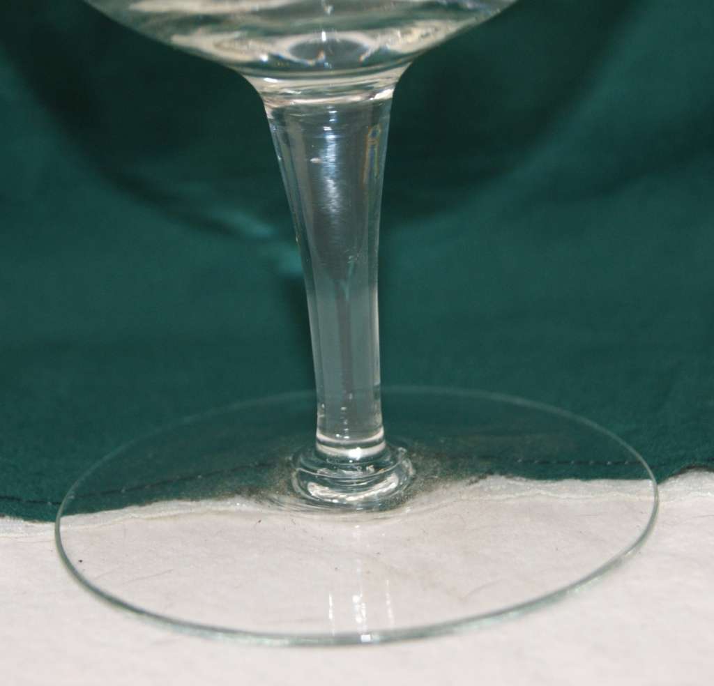 Grape Pattern Coupe Glass (3 available, bid per glass)