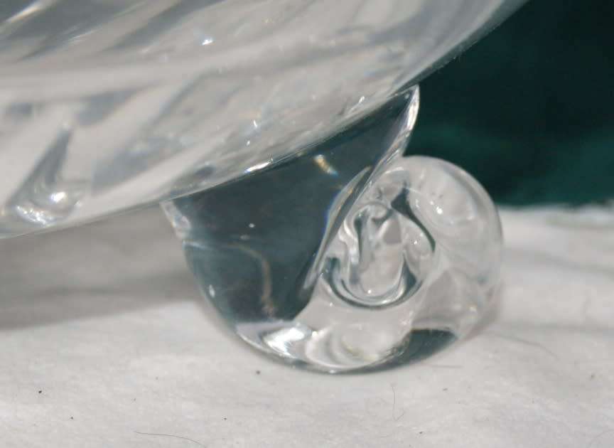 Rose Cut Crystal Spherical Vase