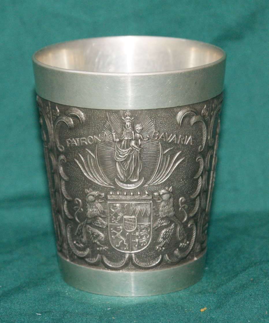 Patrona Bavaria Pewter Tumbler
