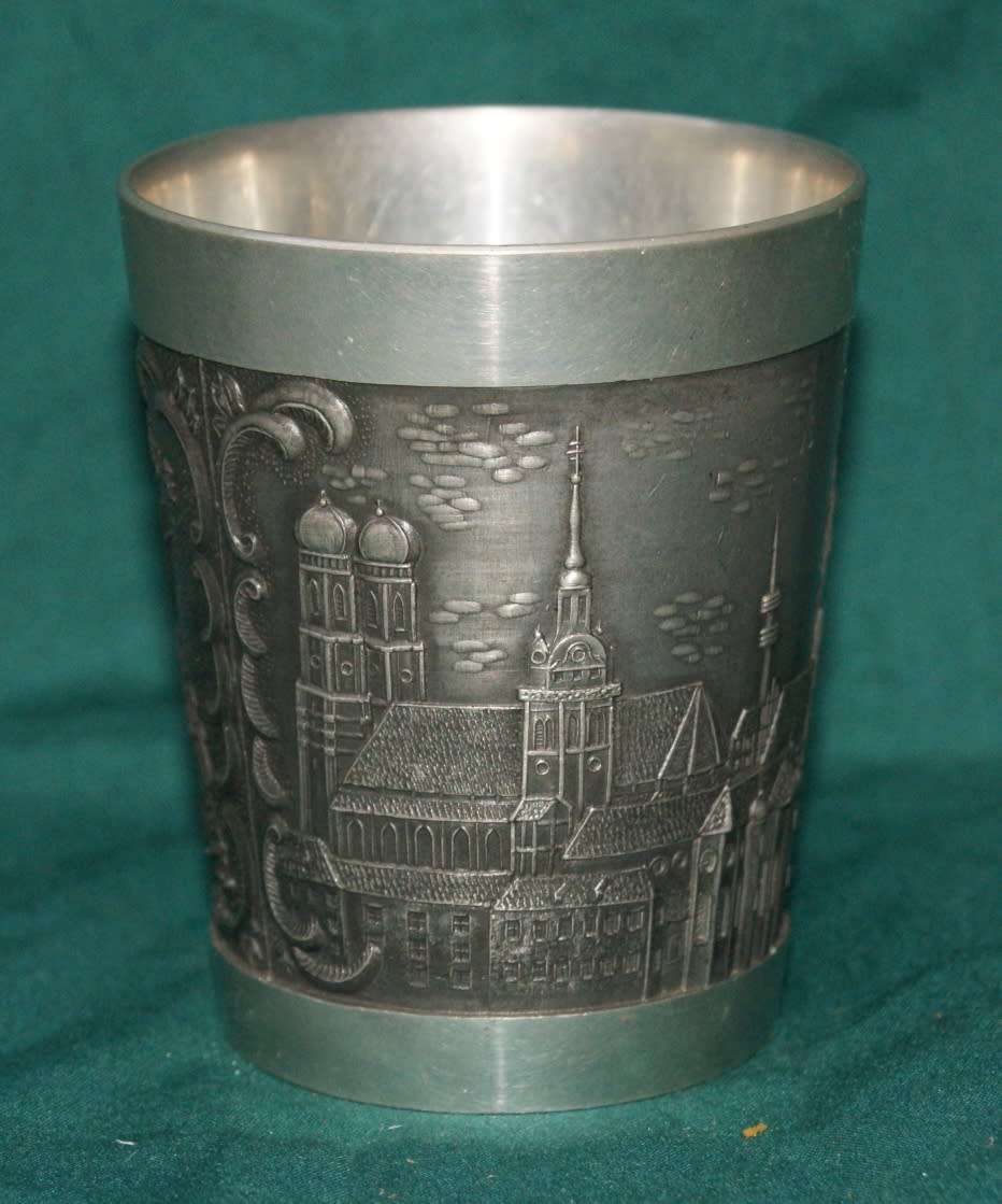 Patrona Bavaria Pewter Tumbler