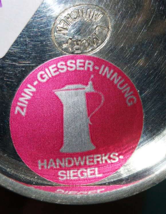 Patrona Bavaria Pewter Tumbler