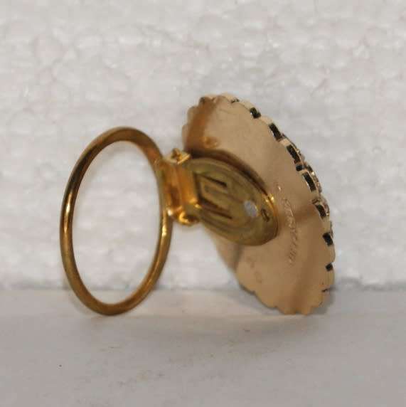 Vintage Filigree Scarf Brooch made in West Germany @@@ CCCRRRAAAZZZYYY R1 START