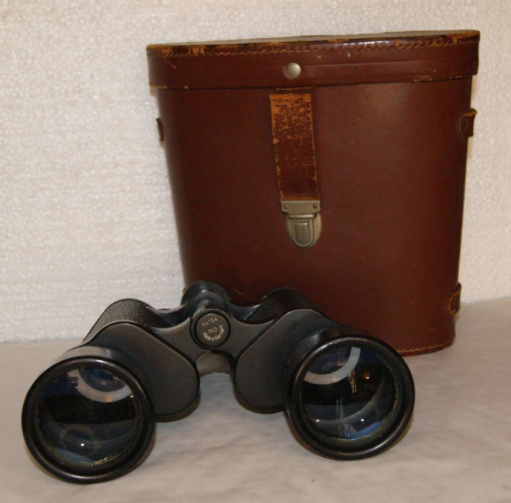 Noctovist 10x50 Vintage Binoculars in Original Leather Case @@@ CCCRRRAAAZZZYYY R1 START