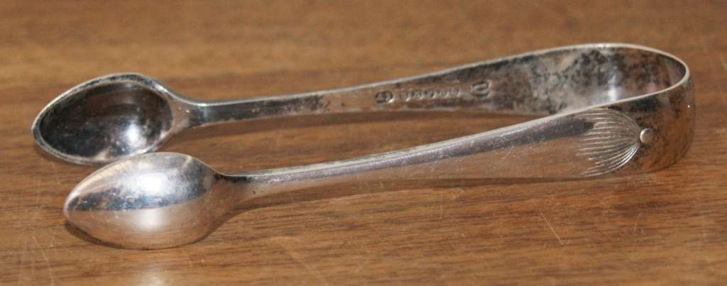 Vintage SEPNS A1 Plate Sugar Tongs