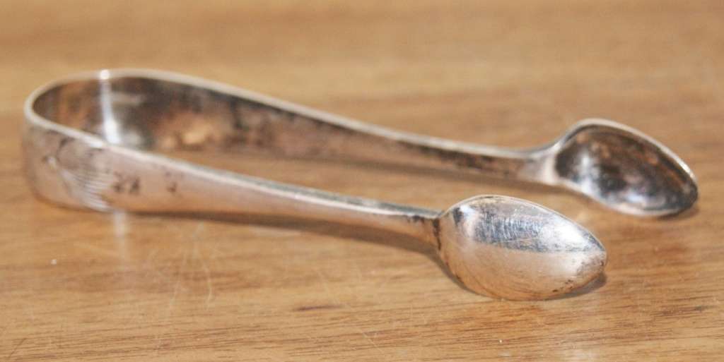 Vintage SEPNS A1 Plate Sugar Tongs