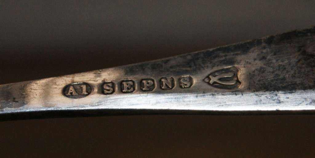 Vintage SEPNS A1 Plate Sugar Tongs