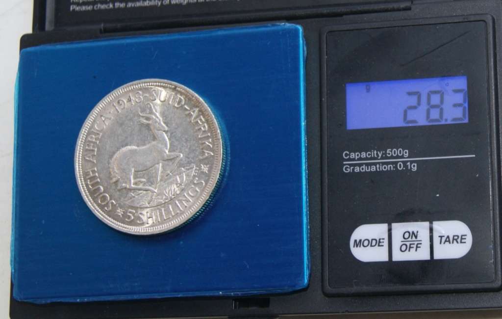 1948 Silver 5 Shilling (Crown) (UNC) 28.3g @@@ CCCRRRAAAZZZYYY R1 START