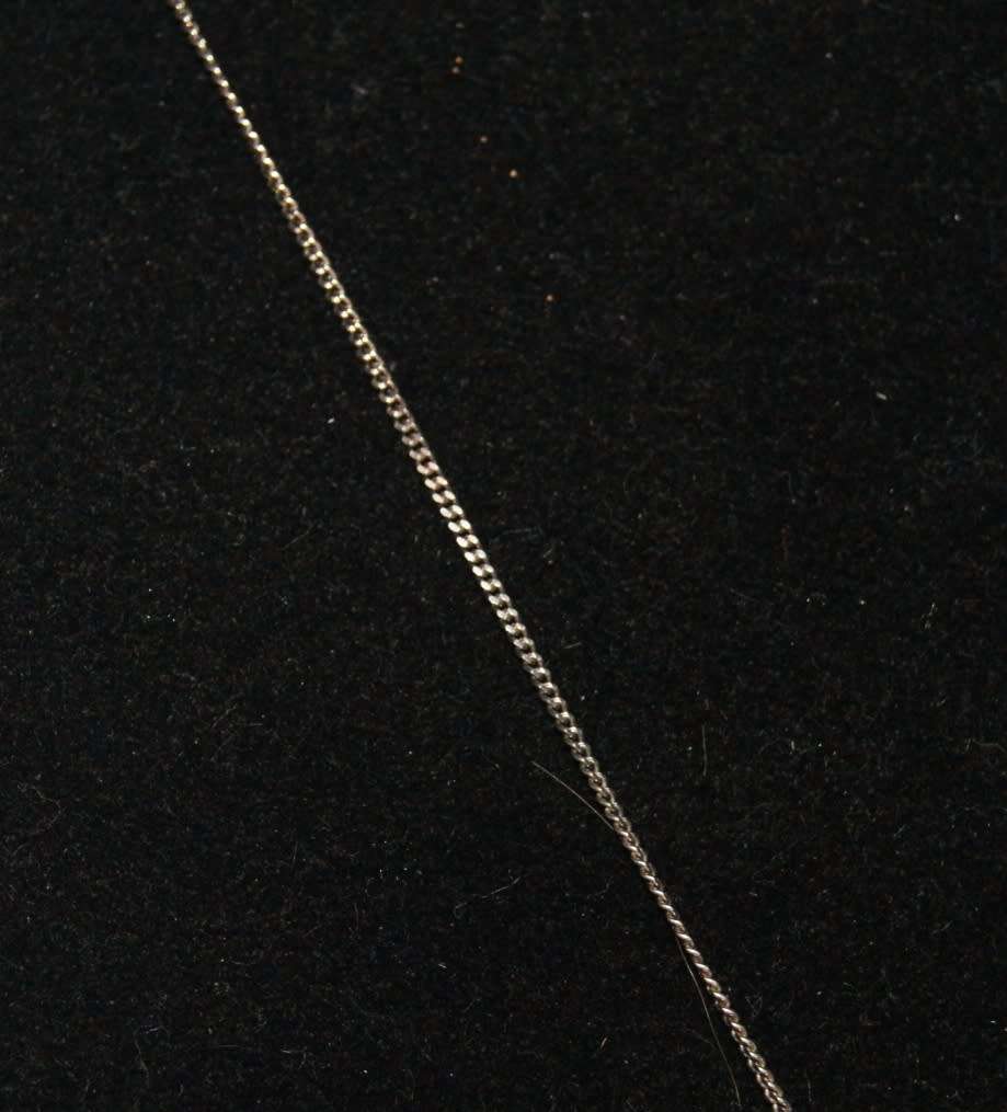 925 Silver Ornate Cross Pendant on 925 Silver Necklace