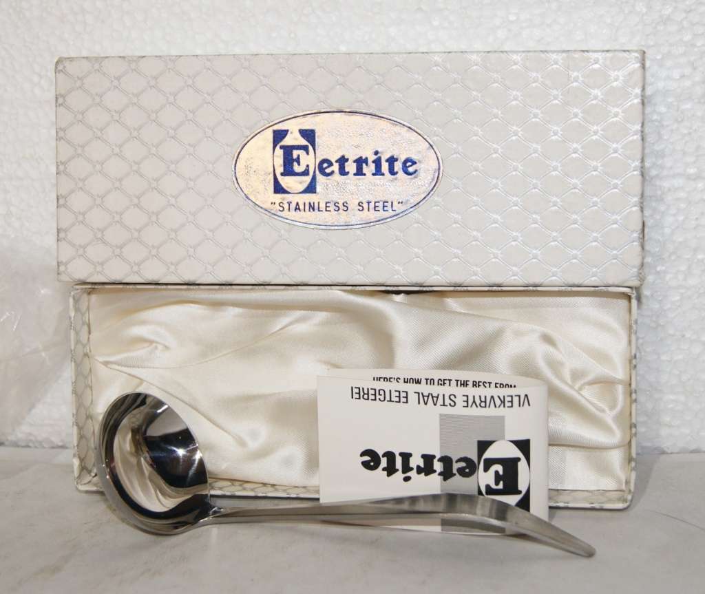 Eetrite Stainless Steel Sauce Spoon in Original Box with Instruction Manual @@ CCRRAAZZYY R1 START