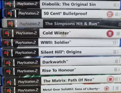 The Ultimate Deal - Play Station 2 PLUS 25 GREAT GAMES!!! 1 BID WHOLE LOT