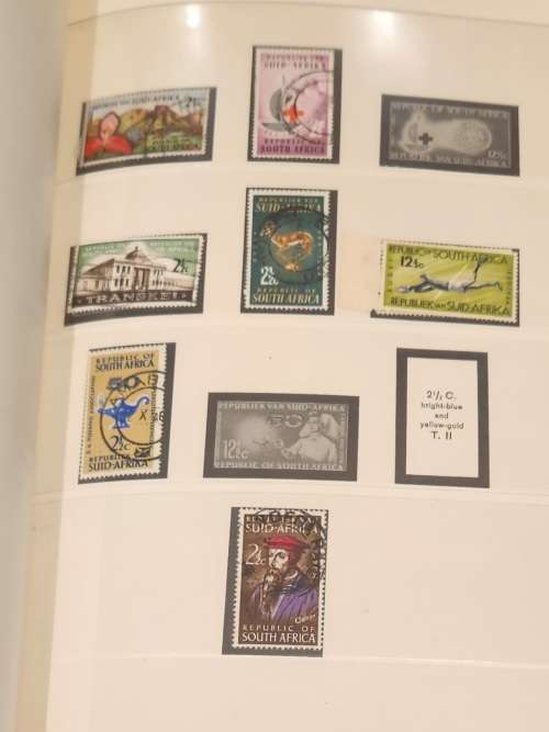 South African stamp album 1961-1985 almost complete