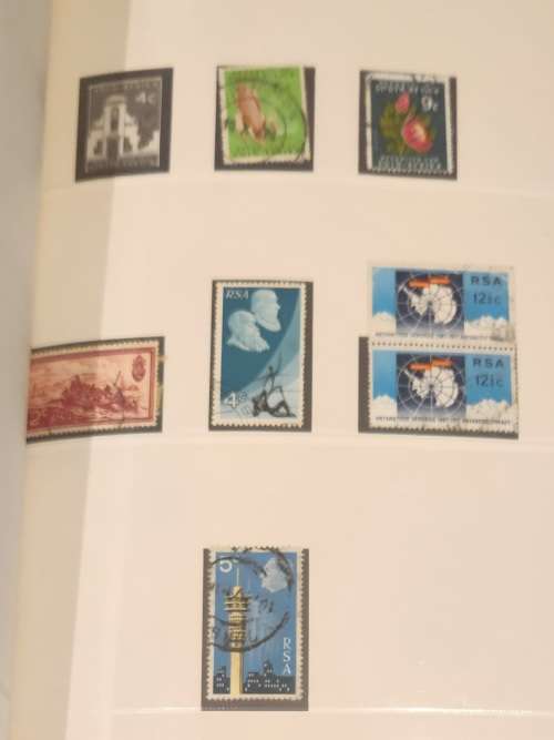 South African stamp album 1961-1985 almost complete