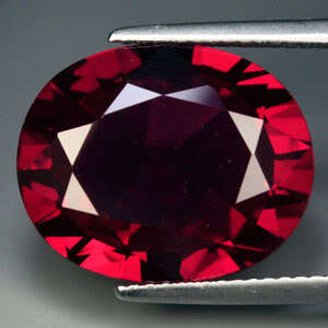 13.40ct OVAL BLOOD RED RUBY
