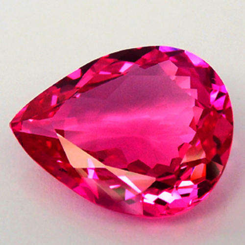 19.97ct PEAR CUT PINK SAPPHIRE