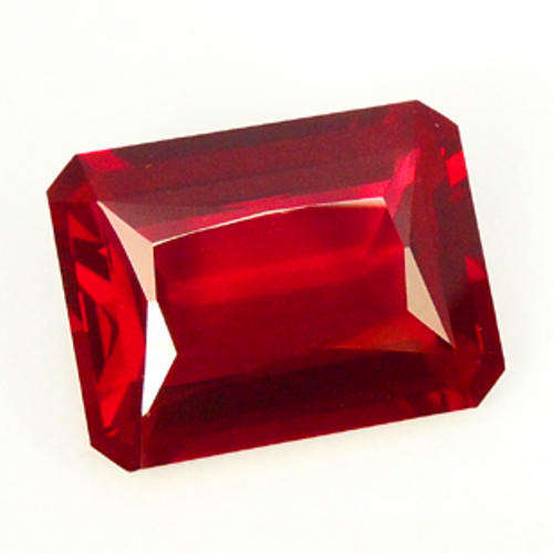 33.55ct OCTAGON CUT RED RUBY