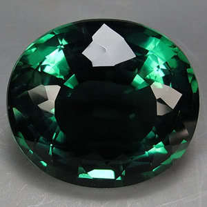 16.70ct GREEN OVAL QUARTZ