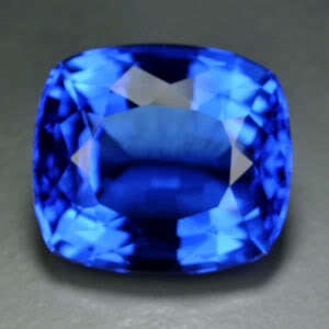 11.20ct TANZANITE BLUE CUSHION QUARTZ