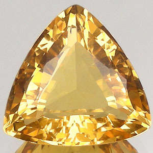 16.78ct TRILLION YELLOW CITRINE