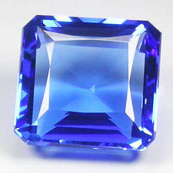 21.10ct  SQUARE TANZANITE QUARTZ