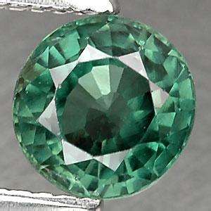 1.94ct NATURAL GREEN ROUND SAPPHIRE