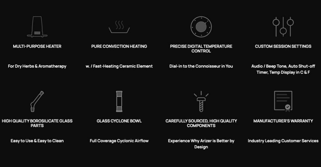 Arizer V-Tower Herbal Vaporizer